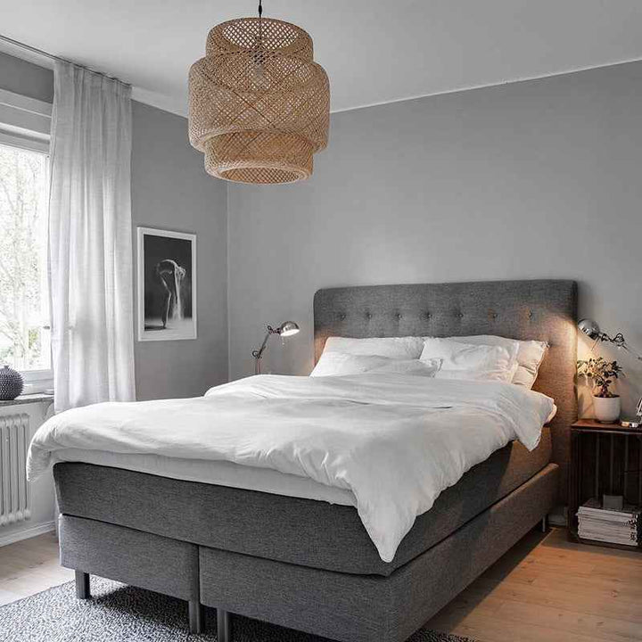 Buy farmhouse furniture Modern Boho Rattan Bamboo Chandelier - Modern Cottage Farmhouse Furniture