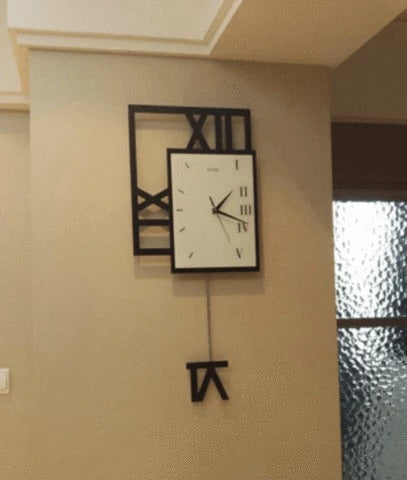 Buy farmhouse furniture Toscana | Italian Modern Swinging Wall Clock - Modern Cottage Farmhouse Furniture