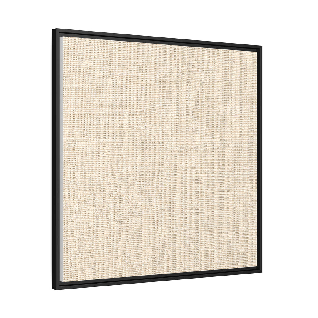 Woven Art Sage &amp; Cream Framed Canvas Wall Art