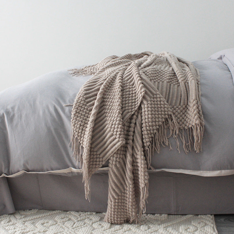 Buy farmhouse furniture Barnwood | Large Modern Neutral Modern Farmhouse Throw Blanket - Modern Cottage Farmhouse Furniture
