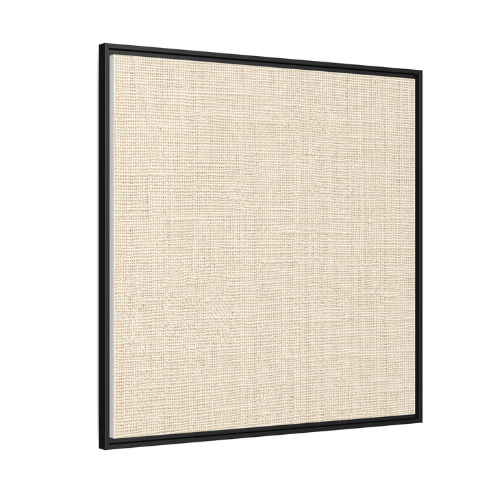 Woven Art Sage &amp; Cream Framed Canvas Wall Art