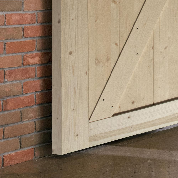 Buy farmhouse furniture Farmhouse Sliding Barn Door Kit | 36" Spruce Wood | Complete Hardware Included - Modern Cottage Farmhouse Furniture
