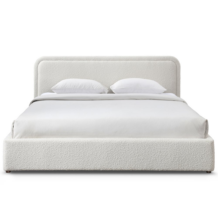 Buy farmhouse furniture The Toscana Bouclé Estate King Bed - Modern Cottage Farmhouse Furniture
