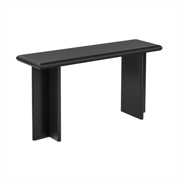 Buy farmhouse furniture Modern Entryway Table with L-Shaped Legs,Suitable for Entryway, Hallway, Living Room, Foyer, Corridor - Modern Cottage Farmhouse Furniture