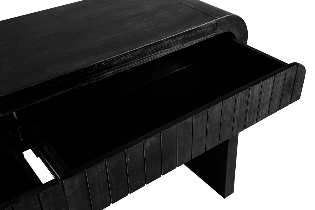 Buy farmhouse furniture Granada 59" Spanish Mediterranean Tuscan Farmhouse Foyer Console Table – Antique Black - Modern Cottage Farmhouse Furniture