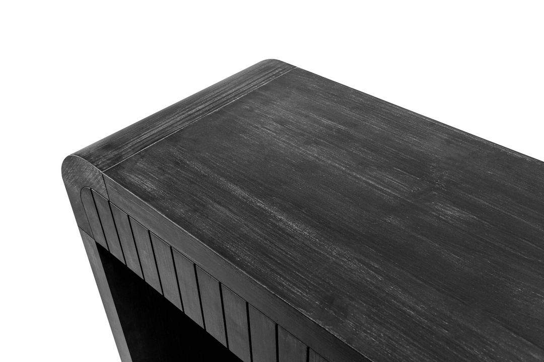 Buy farmhouse furniture Granada 59" Spanish Mediterranean Tuscan Farmhouse Foyer Console Table – Antique Black - Modern Cottage Farmhouse Furniture