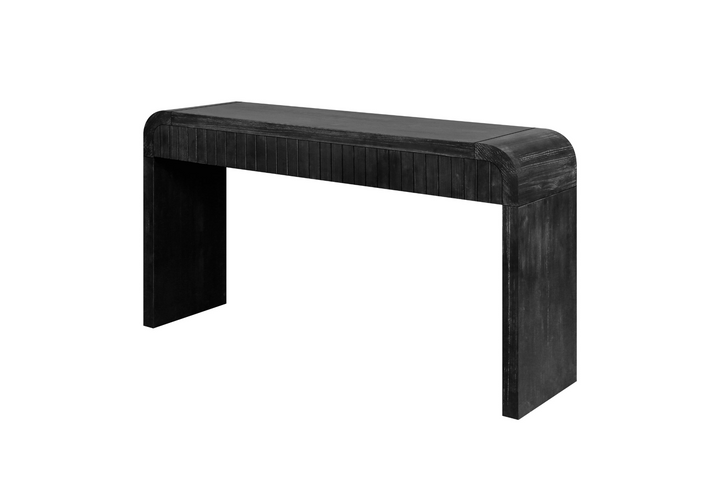 Buy farmhouse furniture Granada 59" Spanish Mediterranean Tuscan Farmhouse Foyer Console Table – Antique Black - Modern Cottage Farmhouse Furniture
