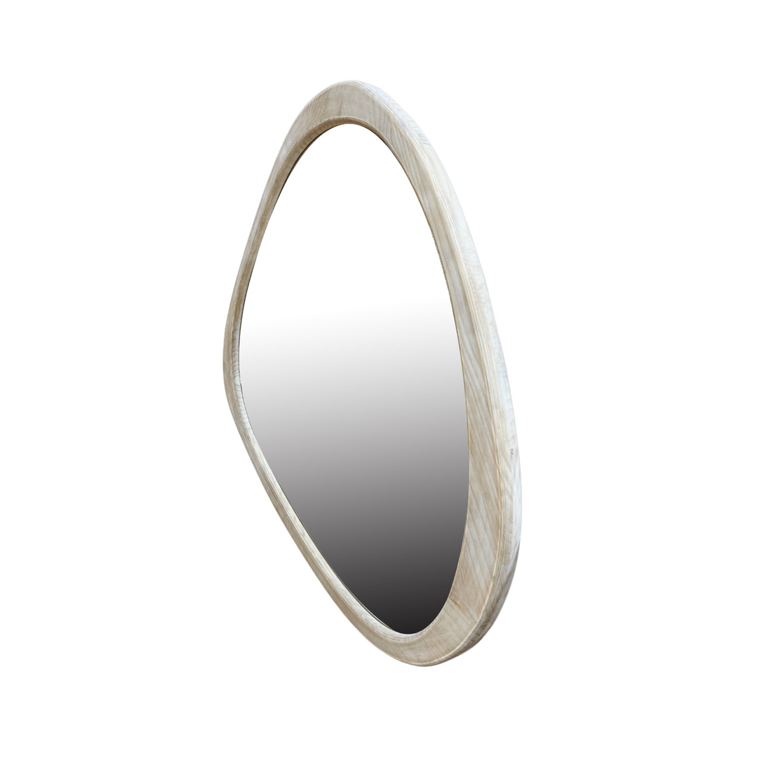 Buy farmhouse furniture Solid Wood Modern Cottage Farmhouse Asymmetrical Wall Mirror - Modern Cottage Farmhouse Furniture