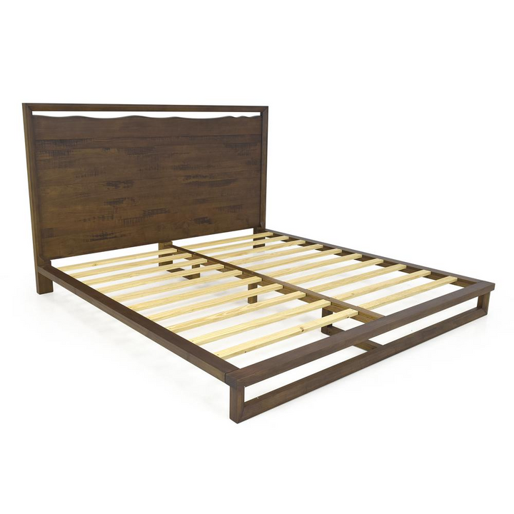 Buy farmhouse furniture Lofton King Mediterranean Farmhouse Platform Bed - Modern Cottage Farmhouse Furniture