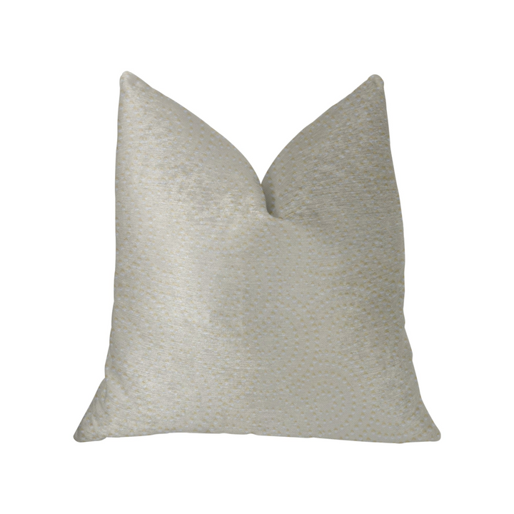 Buy farmhouse furniture White Dove White Artificial Leather Luxury Throw Pillow - Modern Cottage Farmhouse Furniture