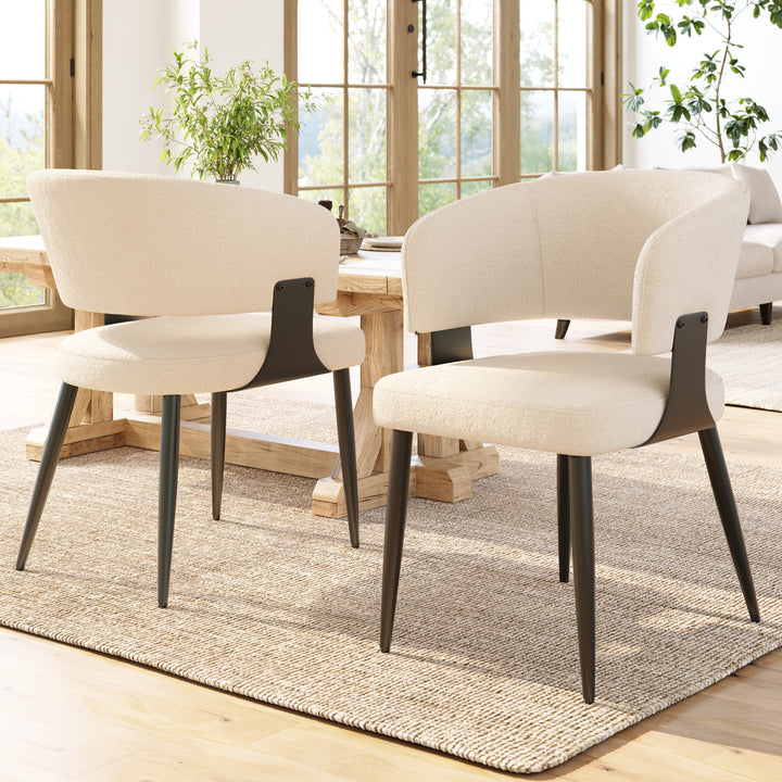 Buy farmhouse furniture Brown Beige Leather Contemporary Modern Contemporary Chairs - Modern Cottage Farmhouse Furniture