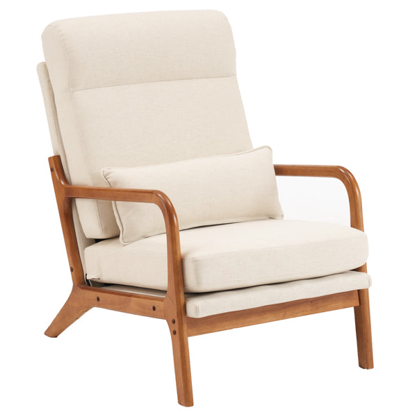 Buy farmhouse furniture Valencia Mediterranean Farmhouse Linen Contemporary Accent Chair - Modern Cottage Farmhouse Furniture