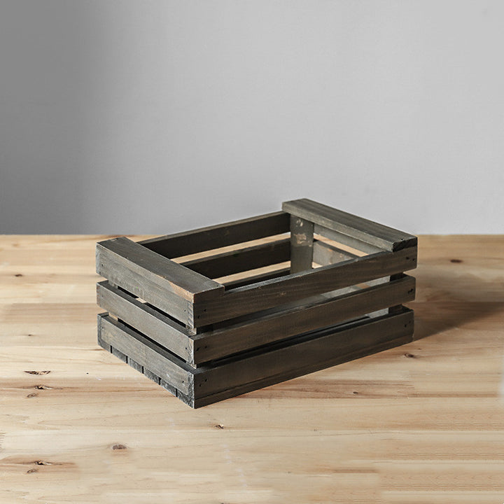 Buy farmhouse furniture Dasos | Mediterranean Farmhouse Wooden Basket - Modern Cottage Farmhouse Furniture