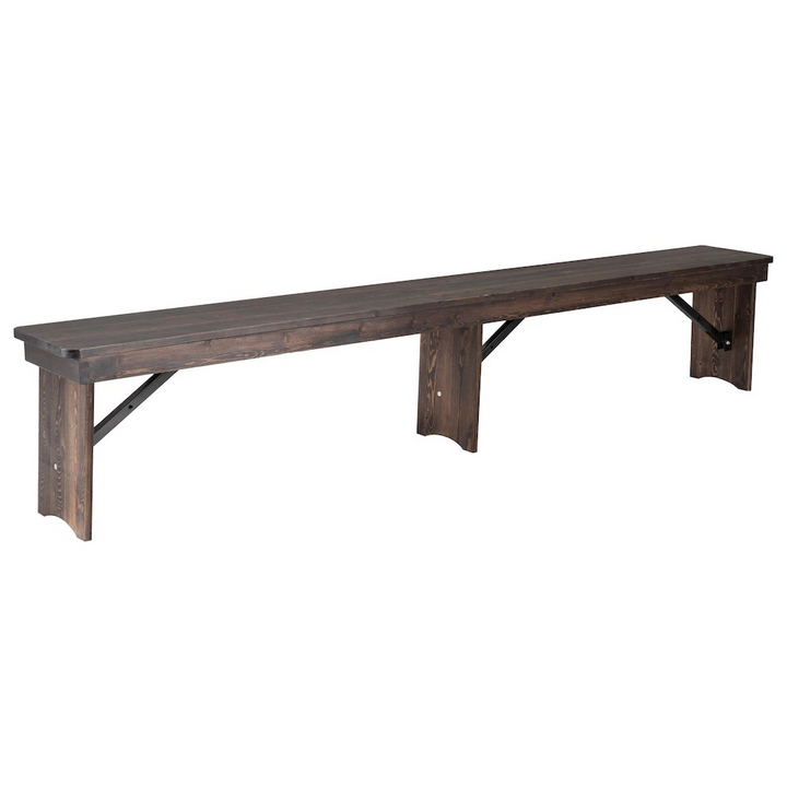Buy farmhouse furniture La Amor Mediterranean Farmhouse Style Folding Dining Bench - Modern Cottage Farmhouse Furniture
