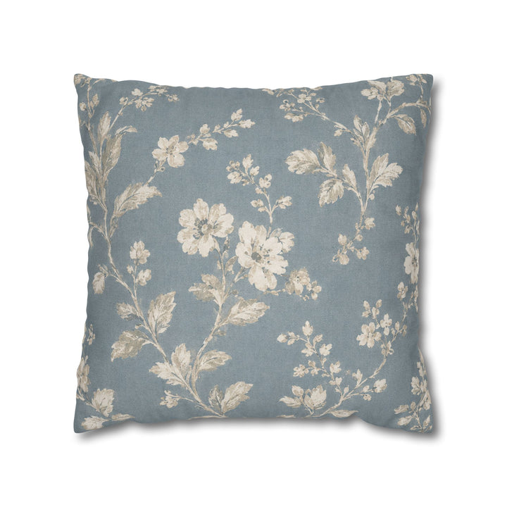 Blue Cottage Square Pillowcase By Artisan Blooms