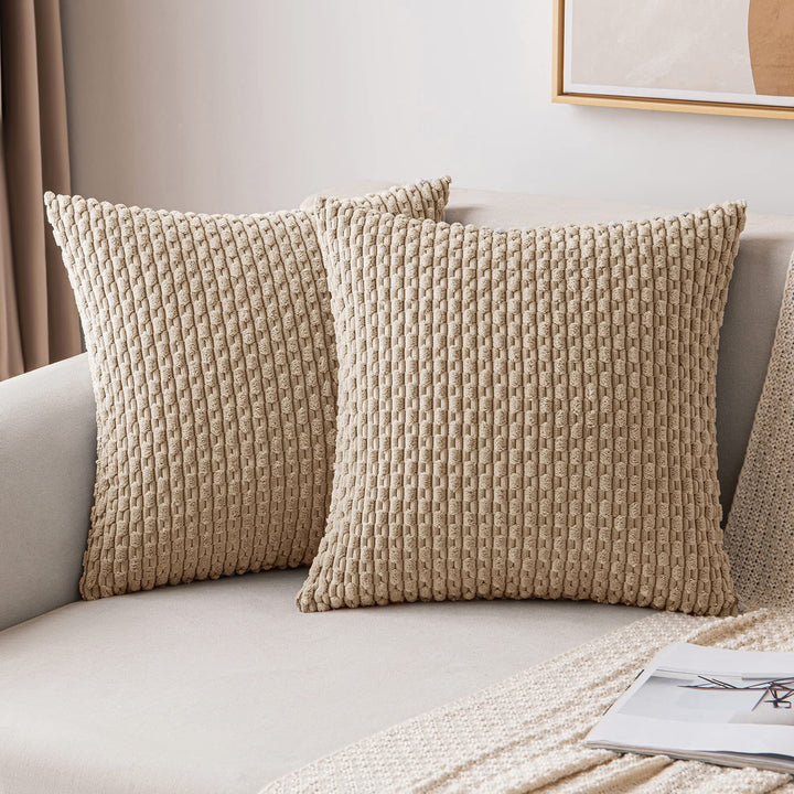 Buy farmhouse furniture Oatmeal Modern Mediterranean Farmhouse Pillow Covers - Modern Cottage Farmhouse Furniture