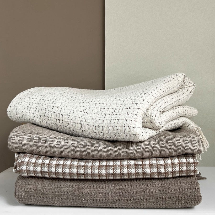 Buy farmhouse furniture Russet Meadow | Modern Farmhouse Cottage Throw Blanket - Modern Cottage Farmhouse Furniture