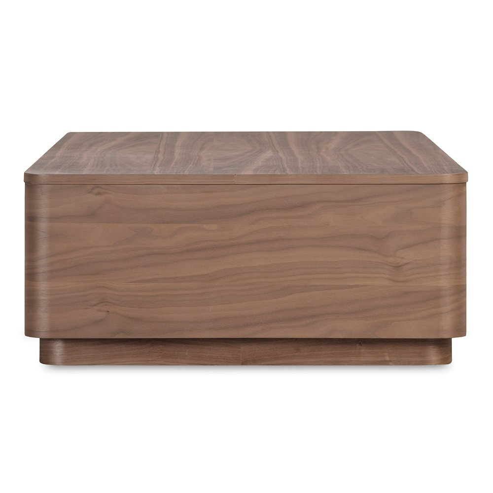 Buy farmhouse furniture Éclat Round Off Mediterranean Farmhouse Coffee Table Walnut Brown - Modern Cottage Farmhouse Furniture