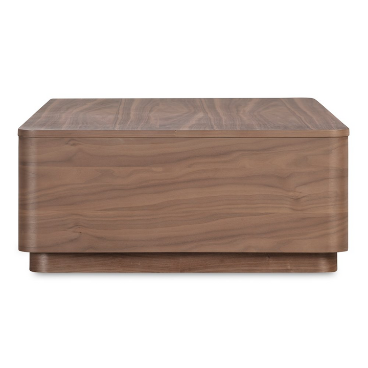Buy farmhouse furniture Éclat Round Off Mediterranean Farmhouse Coffee Table Walnut Brown - Modern Cottage Farmhouse Furniture