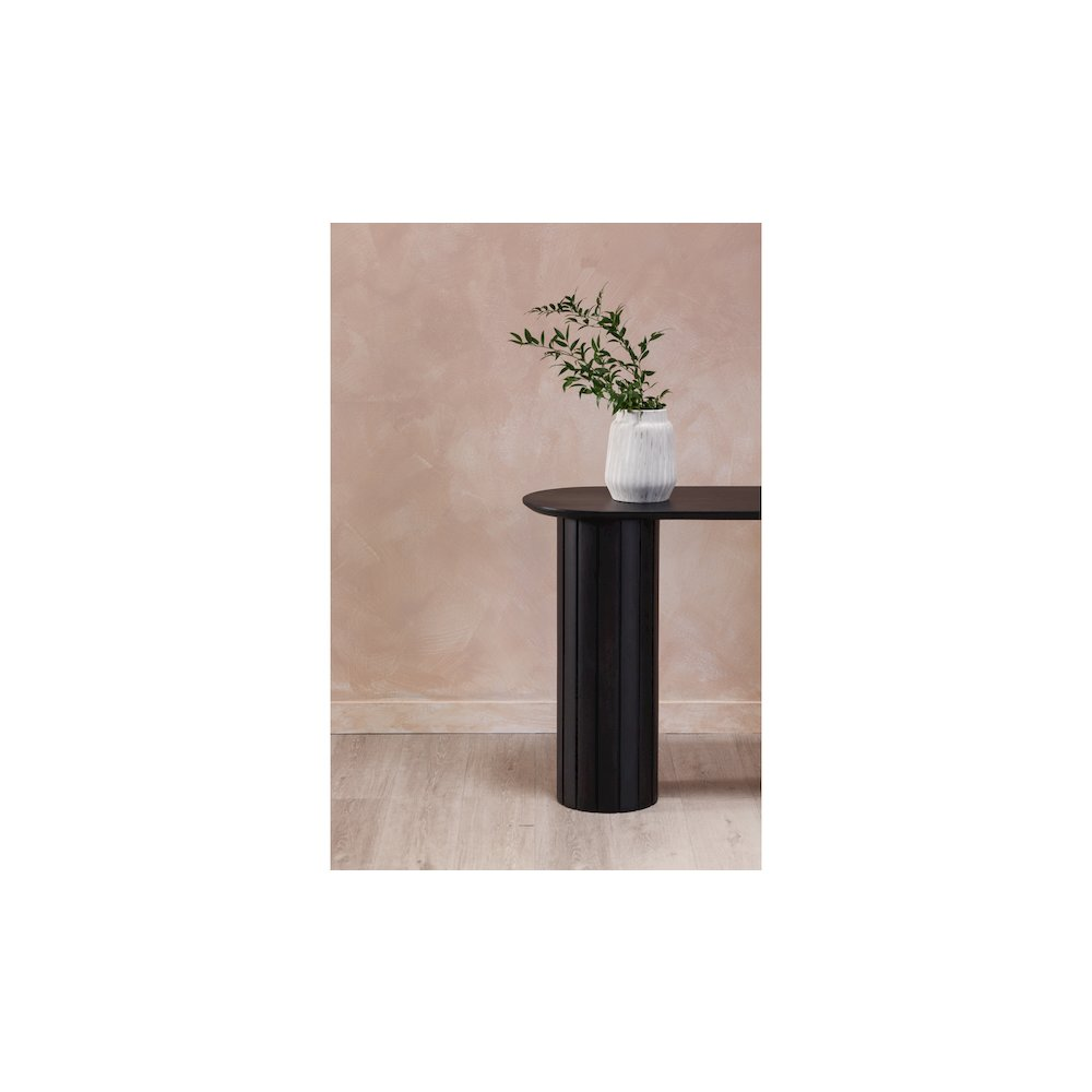 Buy farmhouse furniture Povera Farmhouse Foyer Console Table Black - Modern Cottage Farmhouse Furniture