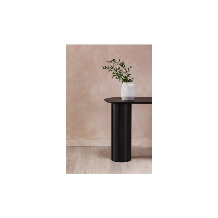 Buy farmhouse furniture Povera Farmhouse Foyer Console Table Black - Modern Cottage Farmhouse Furniture