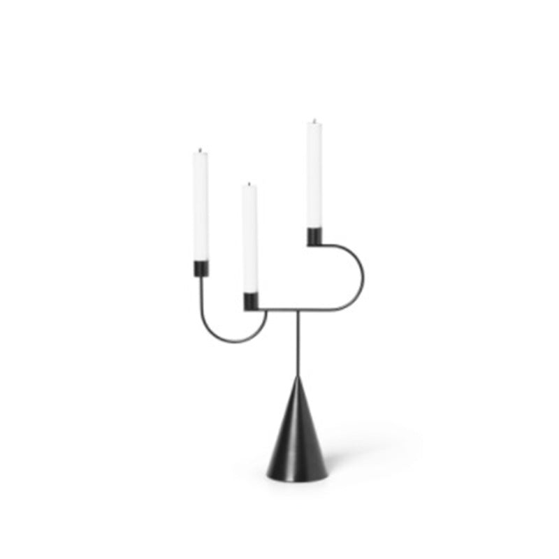 Buy farmhouse furniture Meraki | Minimalist Modern Mediterranean Contemporary Candlestick Holder - Modern Cottage Farmhouse Furniture