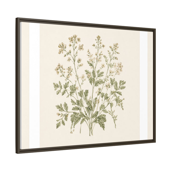Sage &amp; Cream Framed Canvas Wall Art