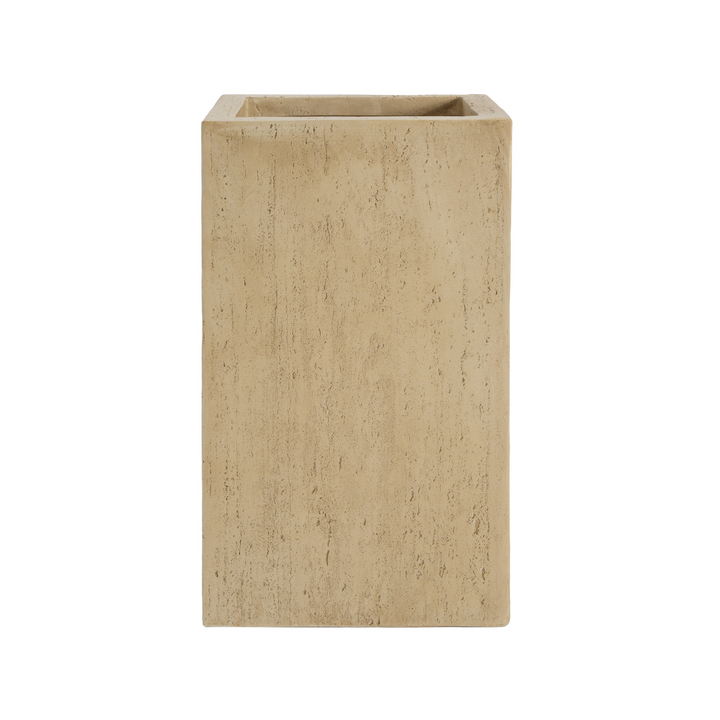 Buy farmhouse furniture MGO Handmade Planter Box with Travertine Finish - 27&