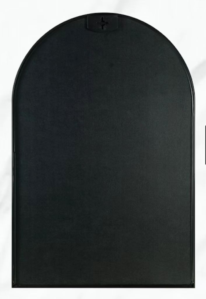 Buy farmhouse furniture Buy Best Farmhouse Arched Mirror | 24x36 Black Metal Framed Rustic Wall Mirror - Modern Cottage Farmhouse Furniture