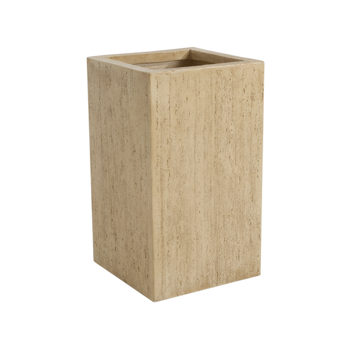 Buy farmhouse furniture MGO Handmade Planter Box with Travertine Finish - 27&