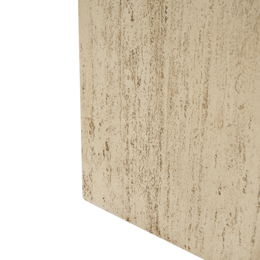 Buy farmhouse furniture MGO Handmade Planter Box with Travertine Finish - 27&