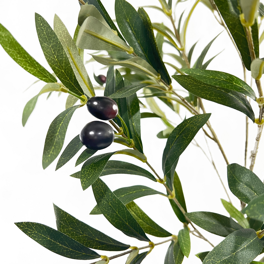 Buy farmhouse furniture Large Farmhouse Olive Tree | Artificial, 6ft Realistic Faux - Modern Cottage Farmhouse Furniture