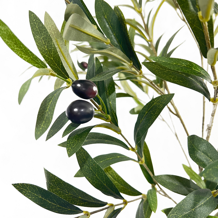 Buy farmhouse furniture Large Farmhouse Olive Tree | Artificial, 6ft Realistic Faux - Modern Cottage Farmhouse Furniture
