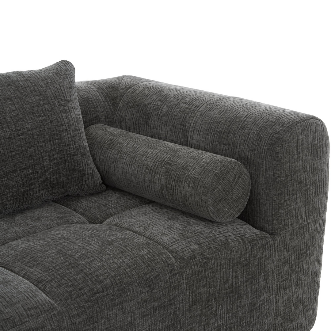 Buy farmhouse furniture Grey Full-Compressed Bubble European Farmhouse Modular Sectional Sofa Couch - Modern Cottage Farmhouse Furniture