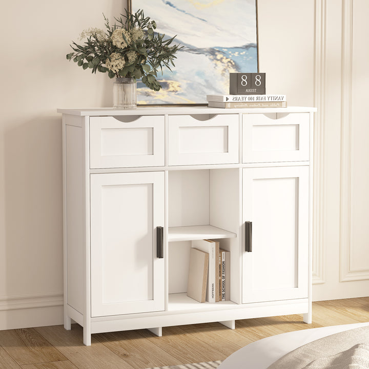 Buy farmhouse furniture The Willow Creek Cabinet - White Modern Farmhouse Bathroom Cabinets - Modern Cottage Farmhouse Furniture