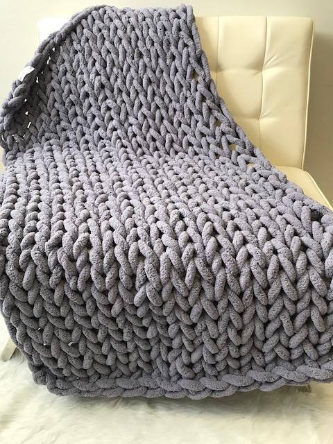 Buy farmhouse furniture Handmade Thick Beige Brown Modern Farmhouse Cottage Throw Blanket - Modern Cottage Farmhouse Furniture
