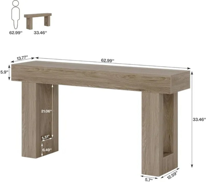 Buy farmhouse furniture Sevilla Modern Mediterranean Foyer Console Table - Modern Cottage Farmhouse Furniture