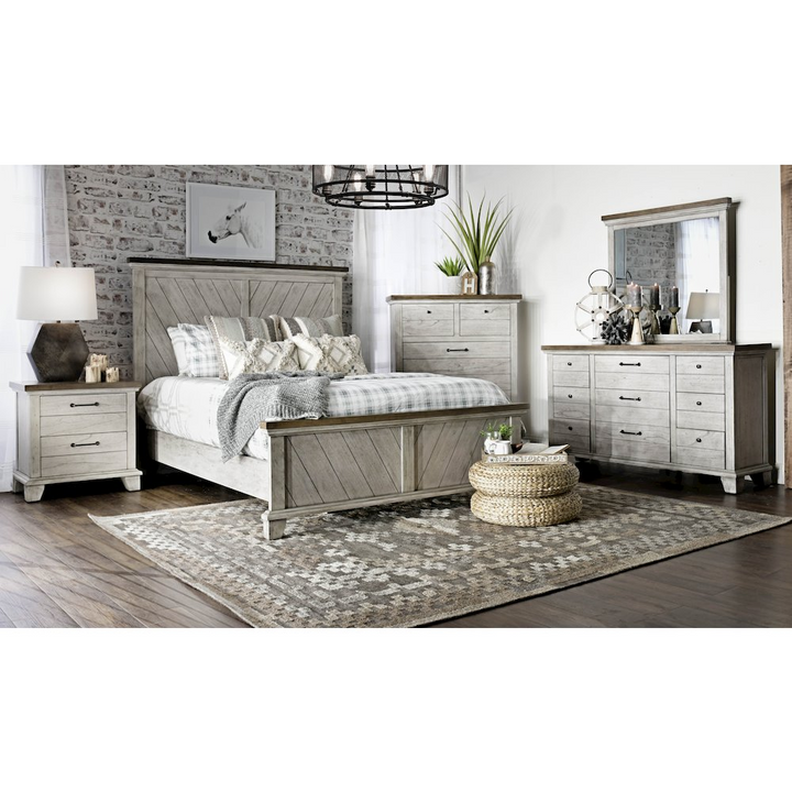 Buy farmhouse furniture Bear Creek Queen Bed - Modern Cottage Farmhouse Furniture