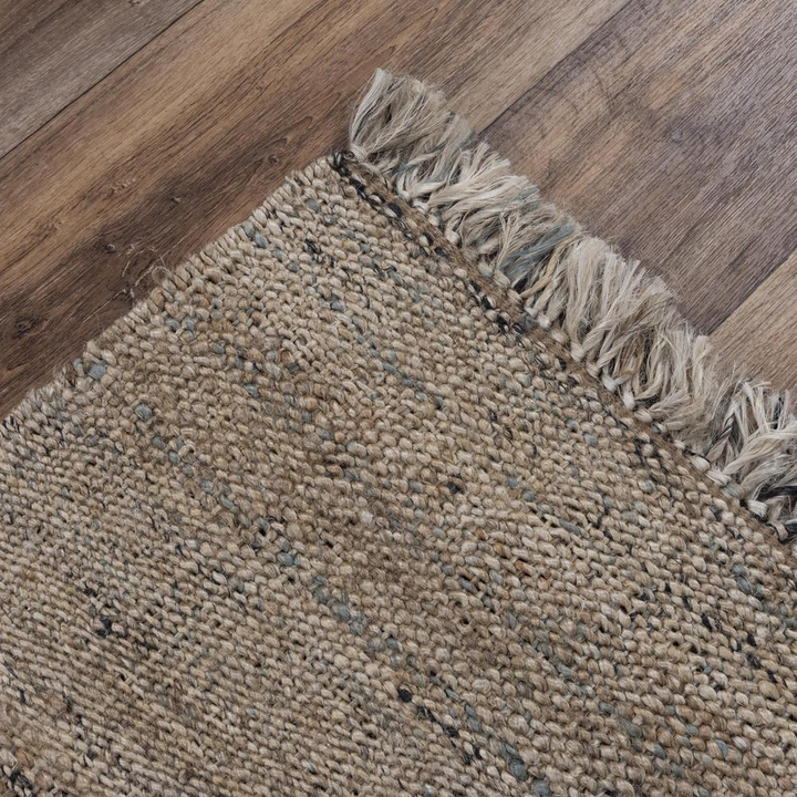 Buy farmhouse furniture Hand Woven Flat Weave Pile Jute Rug, 9&