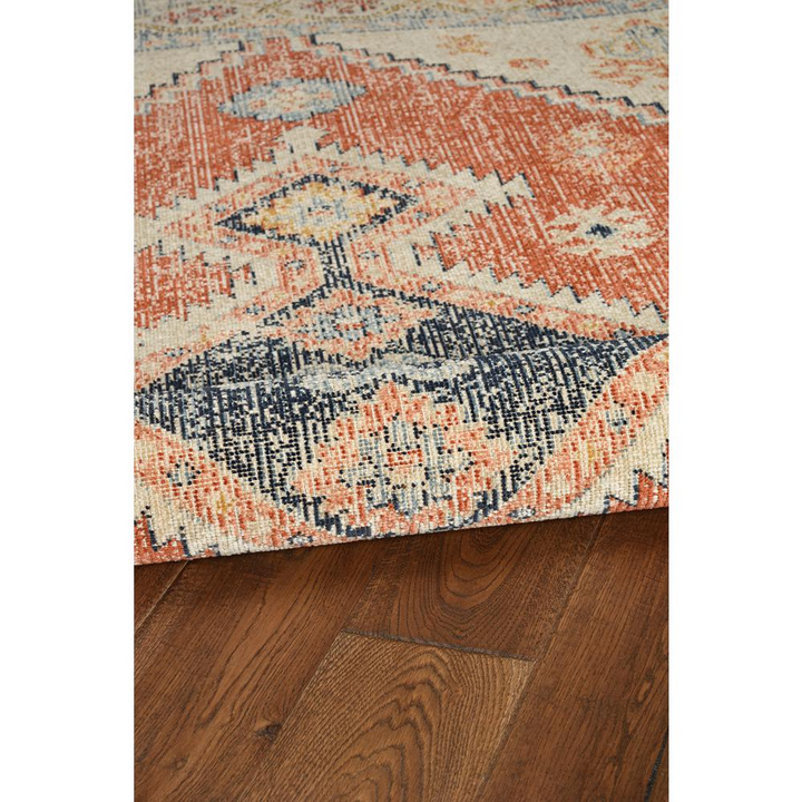 Buy farmhouse furniture Valencia Rust | Large Mediterranean Vintage Distressed Area Rug - Modern Cottage Farmhouse Furniture