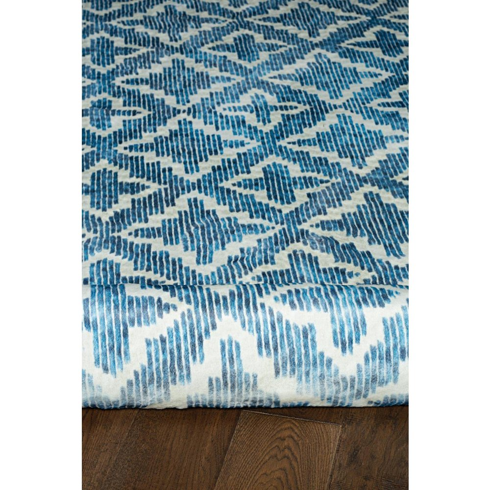 Buy farmhouse furniture Azurea Greece Santorini Rabbit Linear Blue White 8x10 Rug - Modern Cottage Farmhouse Furniture