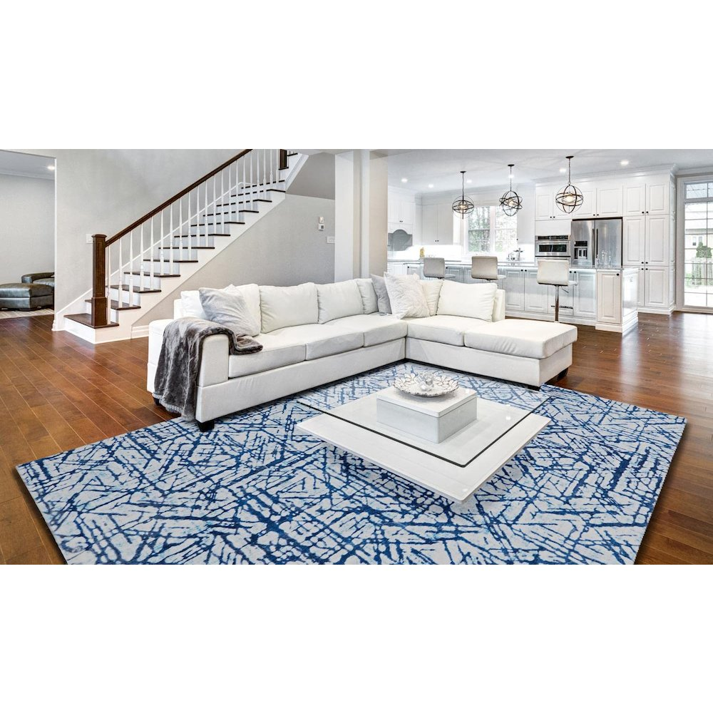 Buy farmhouse furniture Azurea | Large Mediterranean Coastal Faux Rabbit Fur Area Rug - Modern Cottage Farmhouse Furniture