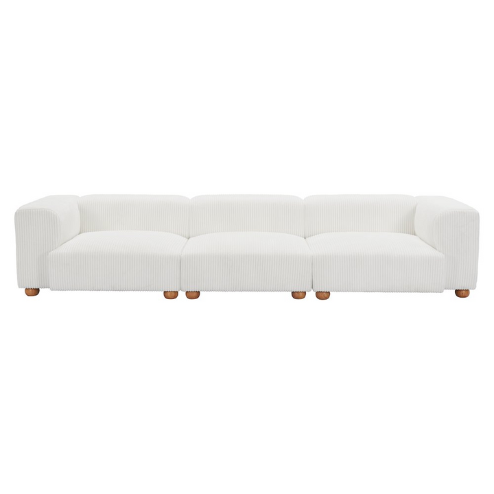 Buy farmhouse furniture Tayte White European Farmhouse Style Sofa Couch Sectional Daybed - Modern Cottage Farmhouse Furniture