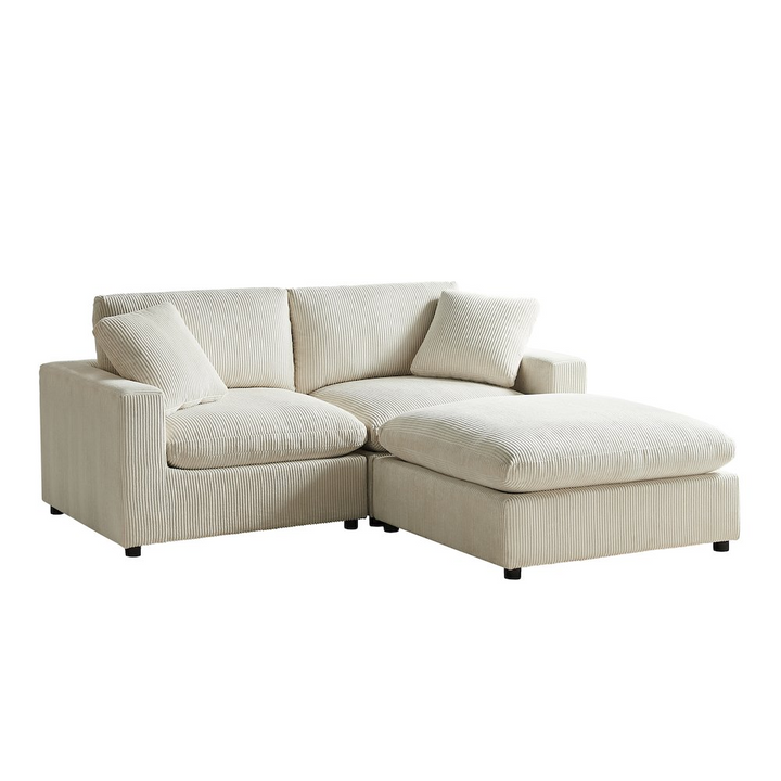 Buy farmhouse furniture La Casella Simple Mediterranean Farmhouse Modular 3-piece Sofa - Modern Cottage Farmhouse Furniture