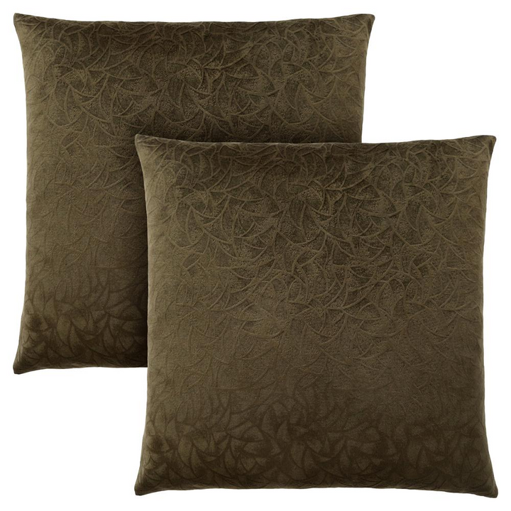 Buy farmhouse furniture Pillows, Set Of 2, 18 X 18 Square, Insert Included, Decorative Throw, Accent - Modern Cottage Farmhouse Furniture