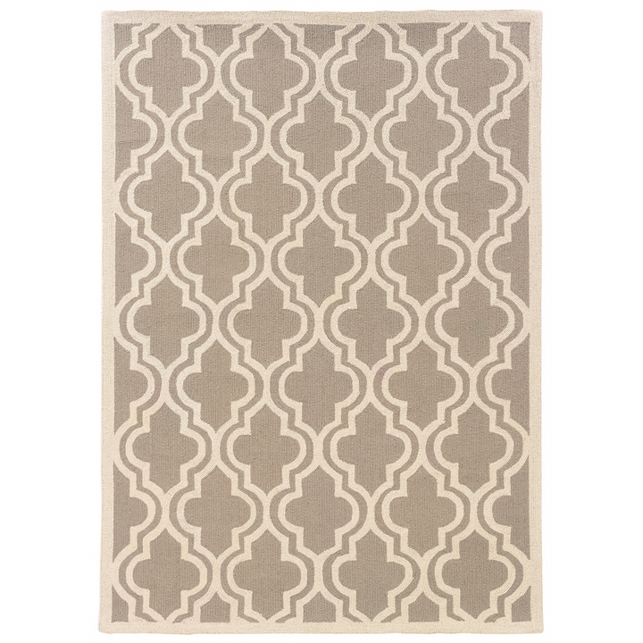 Buy farmhouse furniture Silhouette Coastal Mediterranean farmhouse Grey &amp; Ivory 8x10 Area Rug - Modern Cottage Farmhouse Furniture