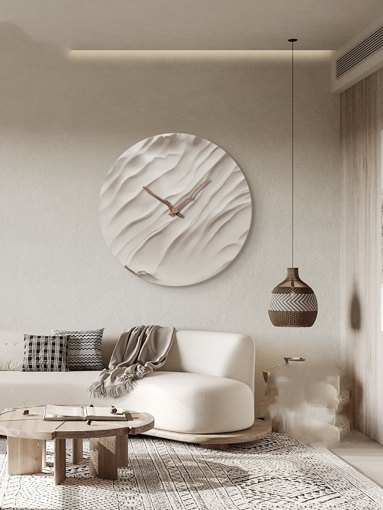 Buy farmhouse furniture The Heureux Minimalist Luxury Crystal Porcelain Wall Clock - Modern Cottage Farmhouse Furniture