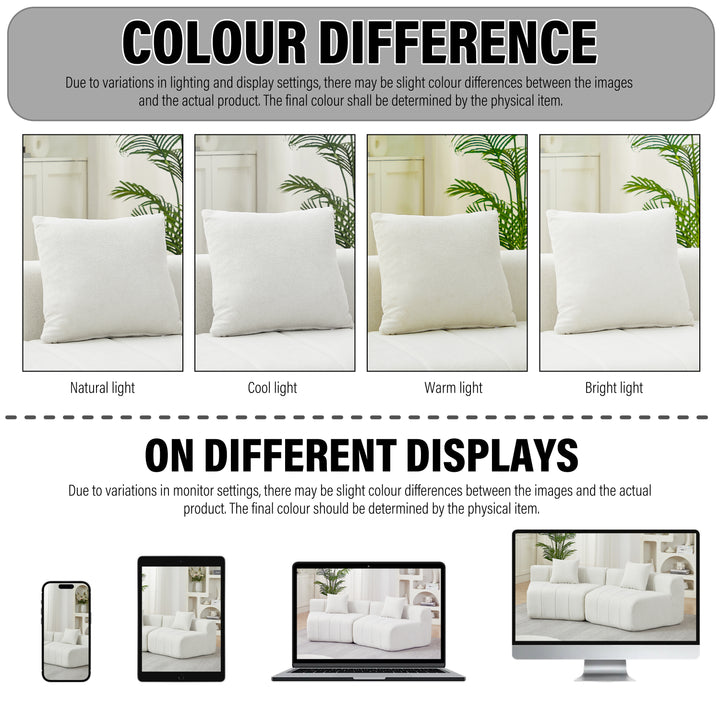 Buy farmhouse furniture The Valencia Cream Vista Sofa Section Sectional - Modern Cottage Farmhouse Furniture