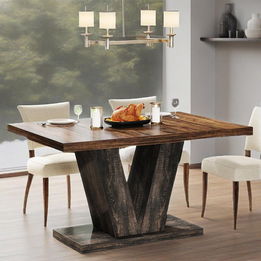 Buy farmhouse furniture Calypso | 47-Inch Modern Luxury Italian Farmhouse Dining Table - Modern Cottage Farmhouse Furniture