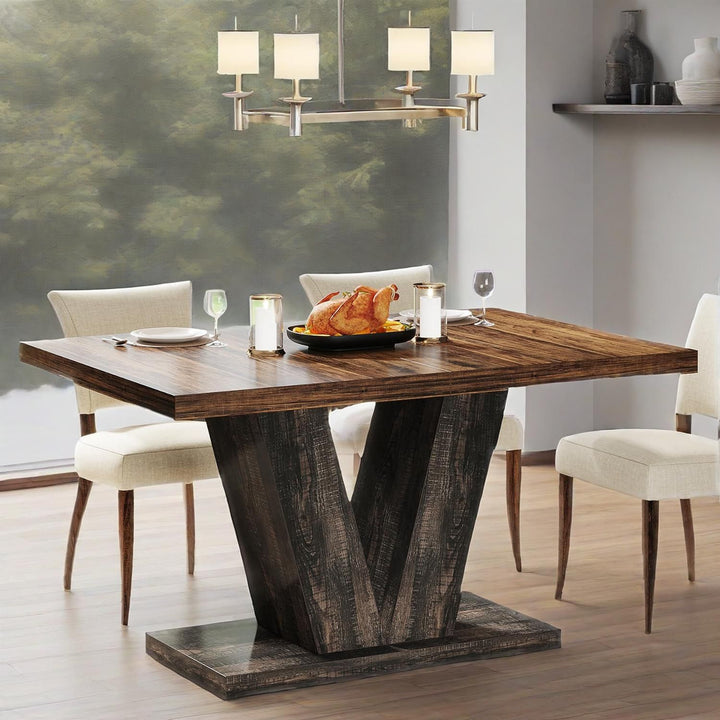 Buy farmhouse furniture Calypso | 47-Inch Modern Luxury Italian Farmhouse Dining Table - Modern Cottage Farmhouse Furniture